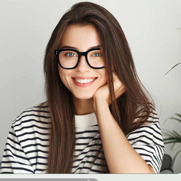 Madison Avenue blue light blocking glasses oversized Uv protection computer - Picture 3 of 16